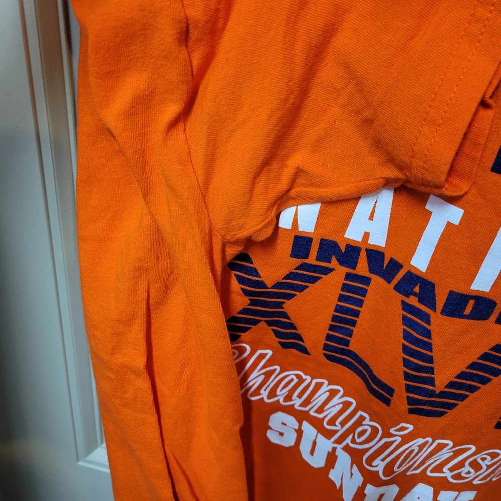 SOLD        Denver Broncos Mile High Nation XLVIII Championship Sunday Tee Shirt - Picture 4 of 6